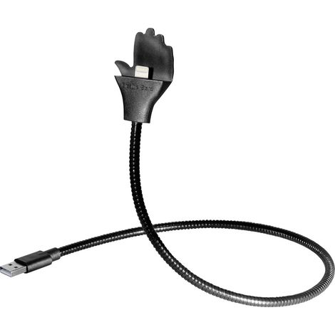 Flexibler Handhalter für iphones flexibler Ständer mit integriertem Lade- und Datenkabel,
besonders stabil,
usb bis - 8-polig, Länge 0,5 m (1/5)