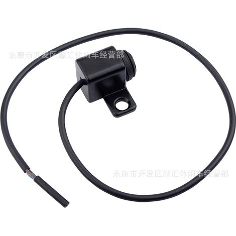Motorcycle ATV four-wheel beach buggy off-road vehicle accessories 22mm aluminum alloy headlight retro power switch black (1/4)