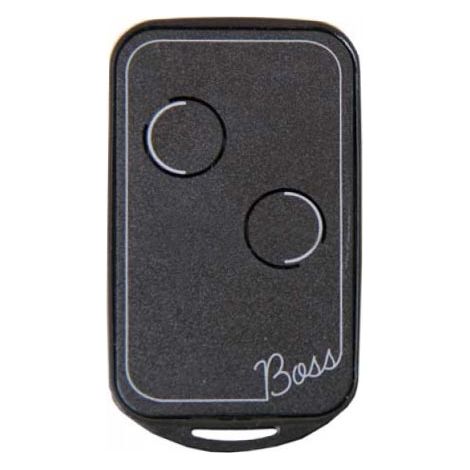 Trasmettitore 2 canali codice fisso quarzo 30.900 Mhz autoapprendente automazione cancelli Nologo BOSS-QC2-BLACK - Nero