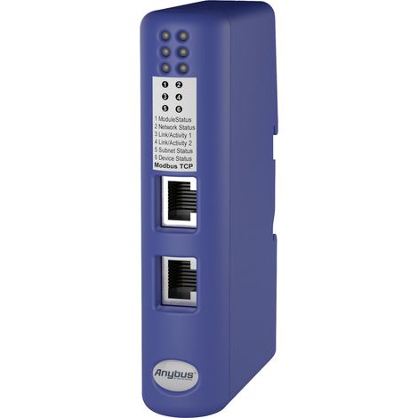 Anybus AB7319 CAN/Modbus-TCP CAN Umsetzer CAN Bus, USB, Sub-D9 galvanisch getrennt, Ethernet    24 V