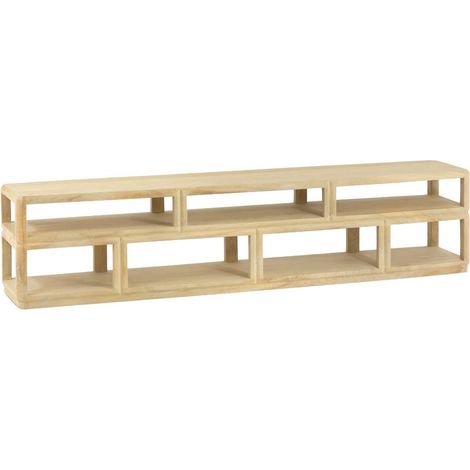 Meuble TV en bois de manguier Adela (1/4)