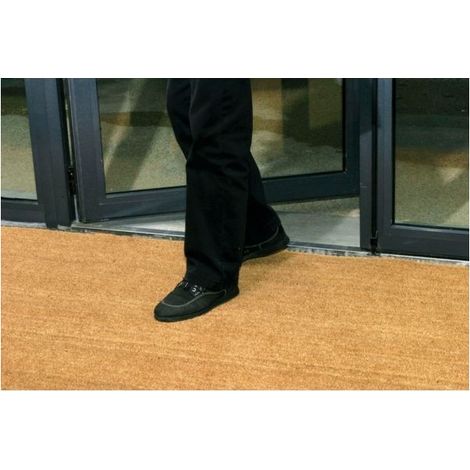 Tapis Coco Naturel - Ep 17 Mm Rouleau De 2 M X 12 50 M