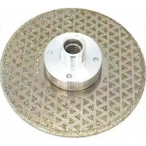 Tigrezy Diamond Disc, 125 mm, Electroplated Saw Blade for Cutting and Grinding Stone, Granite, Marble Tiles (1/4)