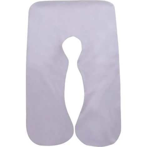 U-förmiger Kissenbezug – 70 x 130 cm – Maschinenwaschbar – Für Rücken- und Bauchstütze – 1 Stück (1/5)