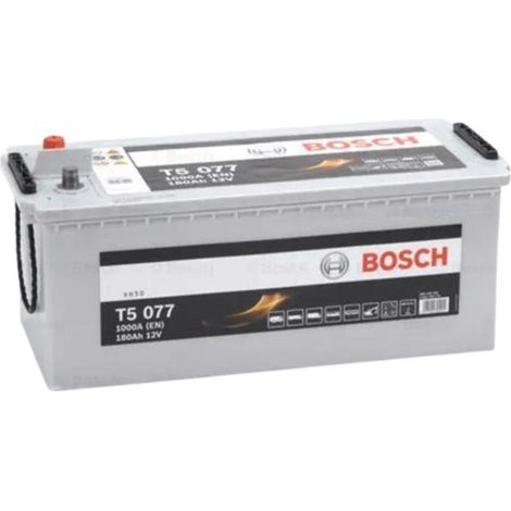 Bosch – Batterie démarrage 12V 225Ah 1150A – Plomb Calcium sans entretien – Pour voitures et camions – 92T50800