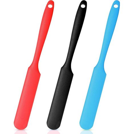 Wachsspatel – Antihaft-Silikon – 24,5 cm – Zur Haarentfernung an Körper, Gesicht, Händen und Füßen – 3-teilig (1/5)