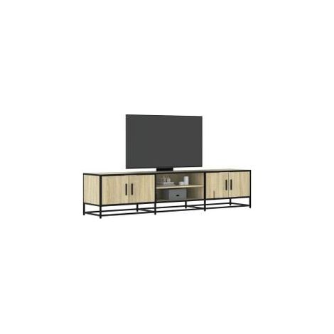 Meuble TV chêne sonoma 180x35x41 bois d'ingénierie (1/5)