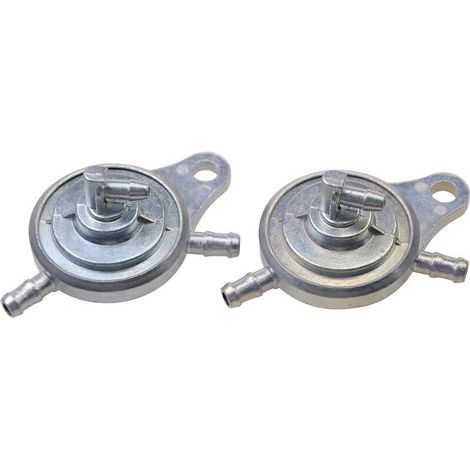 Juego de 2 grifos de combustible por vacío para motocicletas GY6 de 50 cc, 70 cc, 90 cc, 110 cc, 125 cc y 150 cc (Roketa, Sunl, Taotao, quads y scooters chinos). (1/5)