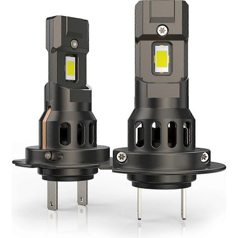 Lot de 2 ampoules LED H7 3300 lm sans fil 66 W CSP pour phares de voiture (1/5)