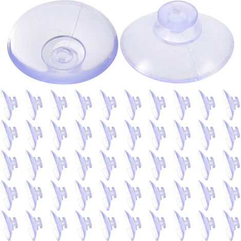 Ventouses Transparentes pour Vitres 300 Pcs 20 Mm Ventouses de Fixation pour Fenêtre en Verre Réutilisables sans Perçage pour Décoration Maison la Cuisine et Bureau