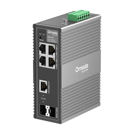 TP-Link Omada IES206G switch di rete Gestito Gigabit Ethernet (10/100/1000) Nero