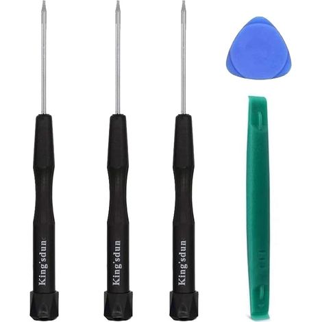P5 1.2mm Pentalobe Screwdriver T5 Torx and PH000 Phillips Screwdriver Kit with Pry Bar Spudgers for 13" 15" 17" (1/5)