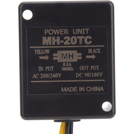 Redresseur de frein moteur BERM@MH-20TC : entrée CA 200/240 V, sortie CC 90/108 V, 0,8 A, 50/60 Hz (1/5)