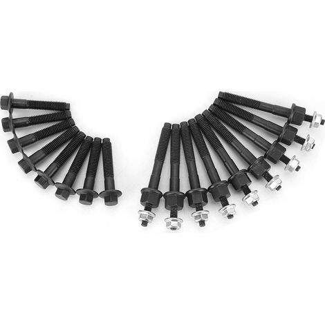 Kit boulonnerie collecteur échappement acier inox compatible Chrysler 300 V8 5.7L 2005-2008 1AEEK00775 17 boulons 9 écrous (1/5)