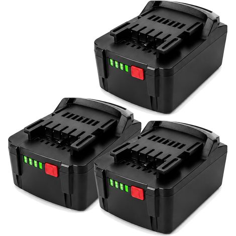 3x Batteries 18V 5.0Ah Li-Ion Compatible Metabo MTB1850 MTB18B 625591000 625596000 (1/5)
