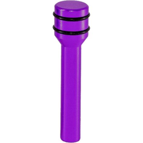 Bouton de verrouillage de porte de voiture en alliage d'aluminium, universel, antirouille, élégant, pour portes intérieures, goupille de traction pour remplacement, violet. (1/2)