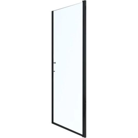 Porte de Douche Pivotante 90cm ALTERNA Concerto Close Walk Profilé Noir - 4299160 (1/2)