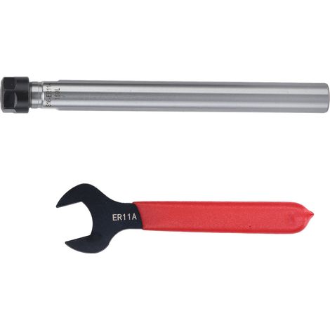Porte-Outil Tige Droite ER11 Douille de Serrage Rallonge CNC Tour et Fraisage Accessoire C16-ER11A-150L 150mm (1/5)