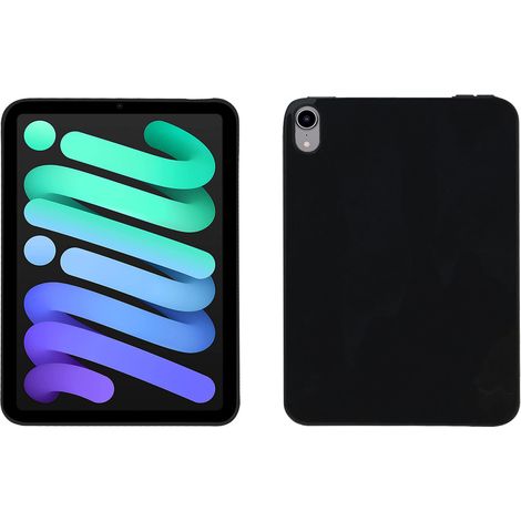 Silikon Hülle Bumper Schwarz kompatibel mit iPad Mini 6 2021 Case TPU Soft Handyhülle Cover Schutzhülle (1/3)