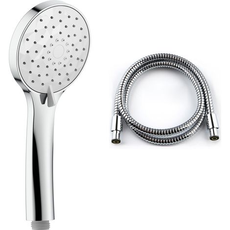 Pommeau de douche haute pression – Matériau ABS durable – Technologie de pressurisation d'air – Douche pluie supérieure (1/4)