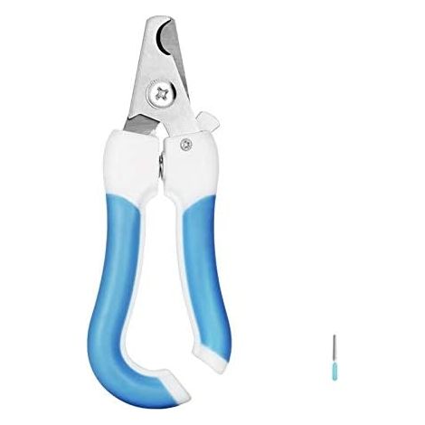 Coupe-ongles pour chien, coupe-ongles pour animaux de compagnie en acier inoxydable avec serrure, coupe-ongles pour toilettage d'animaux domestiques (bleu), (1/5)