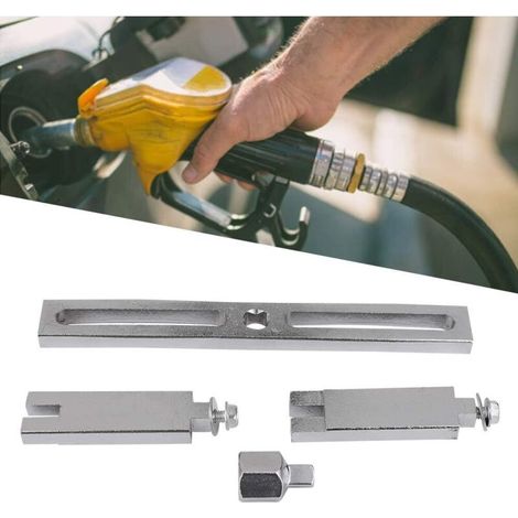 Clé de Couvercle de Réservoir de Carburant,Clé de pompe à carburant réglable Outil de Démontage Universel Clé de bouchon de réservoir Réglable Outil (1/3)