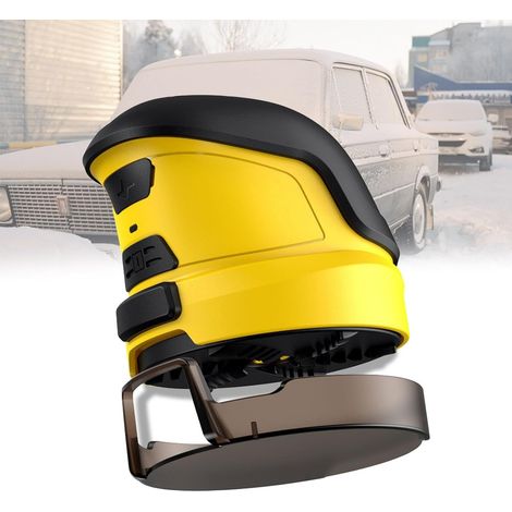 Grattoir à glace électrique, brosse à neige compatible avec les voitures, doux pour la peinture, accessoire d'hiver pour voiture, déneigement et dégivrage, rechargeable, parfaitement compatible avec l (1/5)