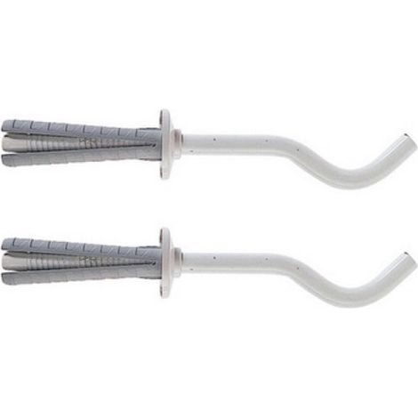 2 PZ MENSOLE PER RADIATORI IN ALLUM. TF 8 FISCHER 70