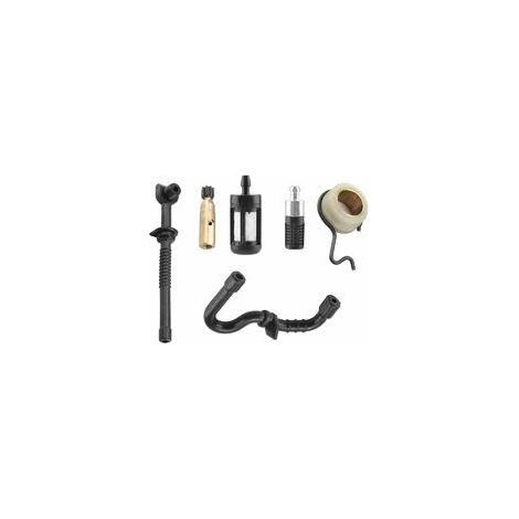 EASYCOMFORT Trousse Filtre Durite D'essence Pompe à Huile Pompe à Huile De Vis sans Fin pour Stihl MS180 MS170 180 018 017 Abordable Pièces Rechange Tronçonneuse Accessoires, Ensemble de 6 pièces (1/5)