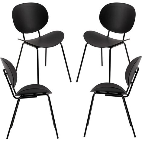 Packs Sillas Comedor - Pack 4 Sillas Dony - Negro (1/5)