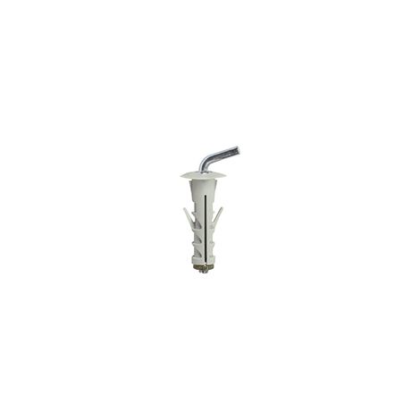 Tassello nylon c/vite a gancio corto m5x12x45 conf. 100 pz.