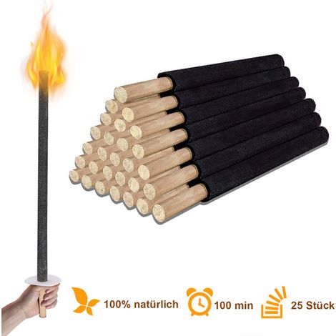 150x 72cm Torcia da giardino Torce per feste Torce di cera per matrimoni Tempo di combustione manico lungo (1/5)