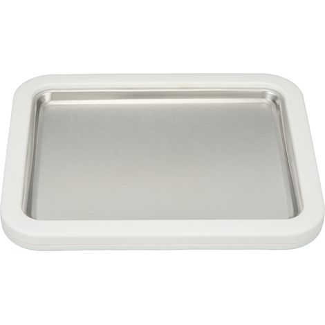 Nouvelle machine à yaourt frit domestique, mini machine à glace frite, petite machine à glace pour enfants, poêle à glace frite en acier inoxydable, poêle en acier inoxydable blanc - dimensions 26213, (1/5)