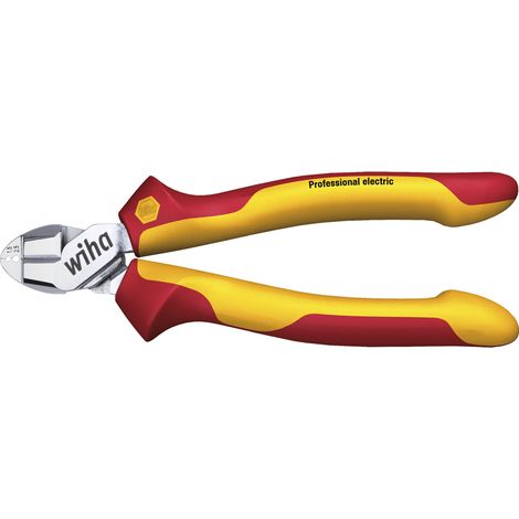 Wiha Alicates de corte diagonal de aislamiento Professional electric con DynamicJoint® 160 mm, 61/2" (27431)