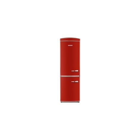 Severin RKG8887 Frigorifero con congelatore a libera installazione h 195 cm 315 litri Cerniere a sinistra rosso (1/5)