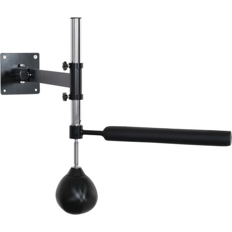 Supporto per allenamento di boxe con palla veloce e attacco a parete, pieghevole, regolabile in altezza, girevole a 360°, adatto per adulti, installazione in loco. (1/5)