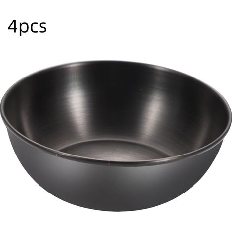 Bol À Tremper - En Acier Inoxydable - Pour Sauce Soja Sushi Apéritif - Diamètre 8,2 cm Hauteur 2,7 cm - Lot De 4 (1/4)