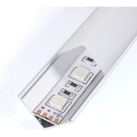 IluminaShop - Perfil de Aluminio 90º para Esquina 12V/24V 2 metros (1/3)