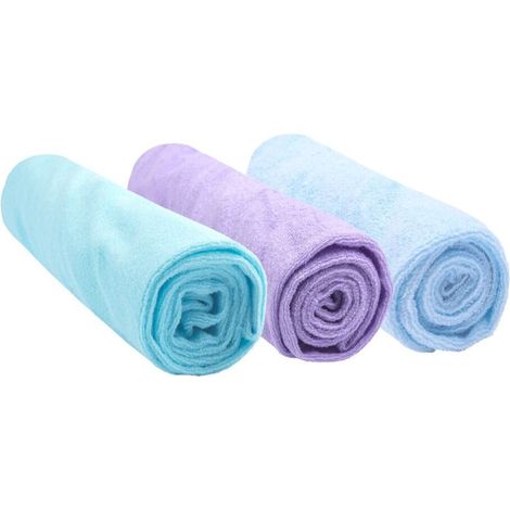 Lot de 3 Housse matelas à langer 50x70 50x75 Éponge Coton Tricolore (1/2)