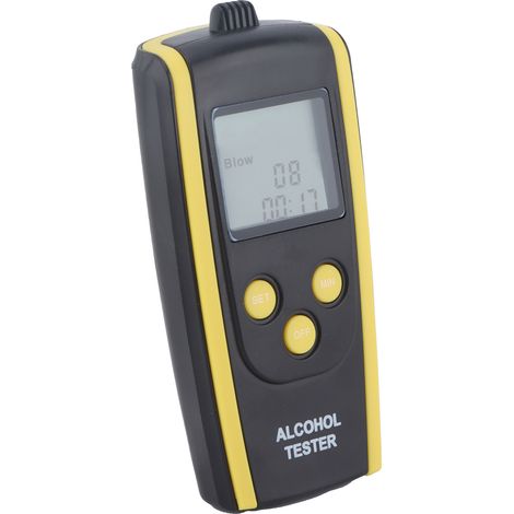 Éthylotest portatif rechargeable sans contact, souffleur précis pour contrôle alcoolémie, sécurité routière en voiture, détecteur haute précision. (1/5)