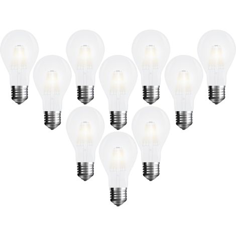 Lampe LED V-TAC VT-2047 Frost, E27, EEK : E, 7 W, 840 lm, 2700 K, 10 pièces (1/2)