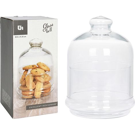 BOTE GALLETAS VIDRIO 14x18 CM