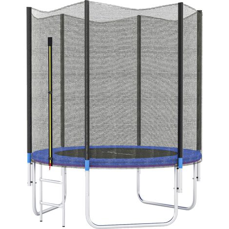 Trampoline d'extérieur Ø180 cm avec filet de sécurité - pour enfants et adultes (1/5)