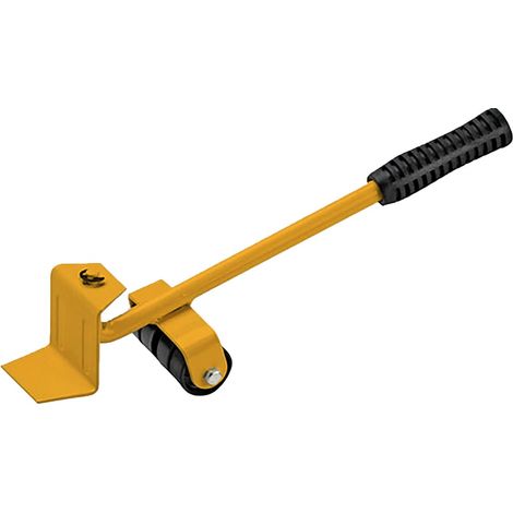 Sollevatore in Acciaio con Manopola – Portata 150 kg – Solleva Mobili con 4 Ruote in Polipropilene – Per Traslochi, Installazione Mobili ed Elettrodomestici - SLHG250