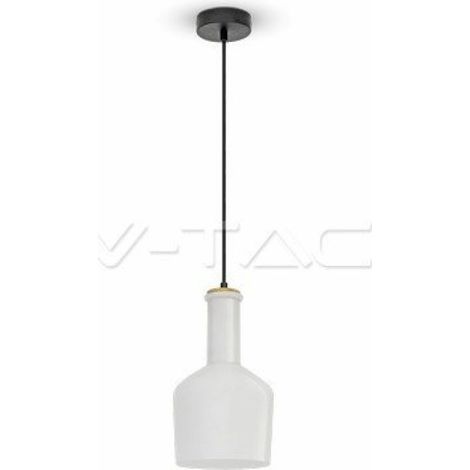 LAMPADARIO VETRO BIANCO CHIARO (1/3)