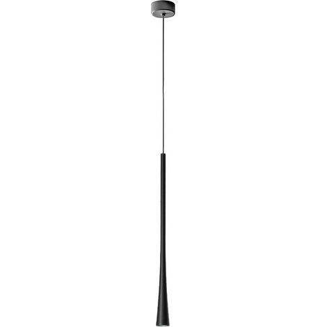 Lampe À Suspension Dafne S/P 7W Led 3000K 213Lm En Aluminium Noir Satiné - Éclairage Direct Pour Les Environnements Intérieurs - Gealuce (1/5)