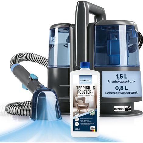 Nettoyeur pour tapis, tissus d’ameublement et coussins  Spot Cleaner pour canapé, voiture et moquettes  Nettoyage humide efficace (1/5)