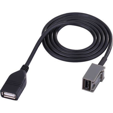Câble Adaptateur USB 2.0 60cm avec Entrée AUX Audio pour Honda Mitsubishi 2009 et Plus, Rallonge de Connexion (1/5)