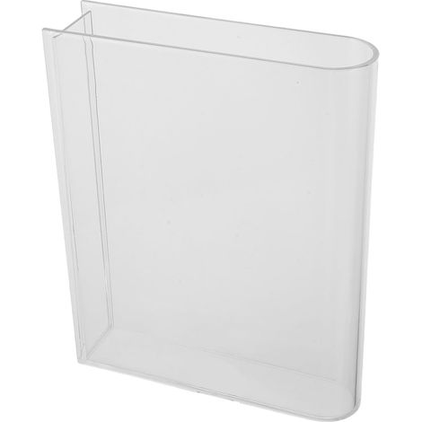 Vase à Fleurs de Livre Transparent, Pot Hydroponique Décoratif sans Terre, Jardinage Facile pour Plantes Succulentes, Serrage-Livres Original pour Bureau et Maison, Présent (1/5)