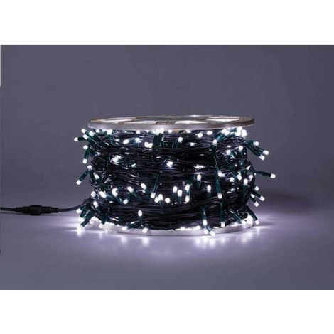 Rotolo 840 LED 105m 63W 240V AC/DC IP44 cavo verde chiaro con cavo alimentazione